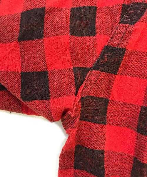 VINTAGE（ヴィンテージ）VINTAGE (ヴィンテージ) バッファローチェックシャツ レッド サイズ:表記なしの古着・服飾アイテム