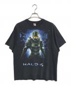 DELTAデルタ）の古着「10s Halo4(ヘイロー4) プリントTシャツ」｜ブラック
