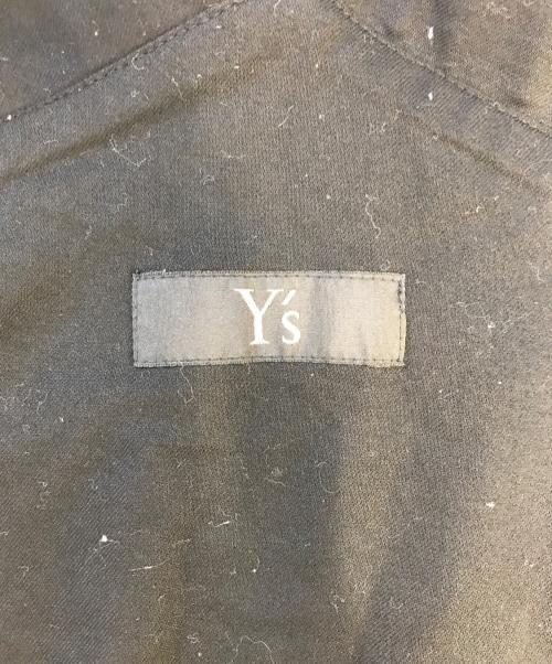 Y's（ワイズ）Y's (ワイズ) COTTON TWILL ASYMMETERIC SHOULDER STRAP DRESS ブラック サイズ:2の古着・服飾アイテム