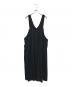 Y's (ワイズ) COTTON TWILL ASYMMETERIC SHOULDER STRAP DRESS ブラック サイズ:2：20000円