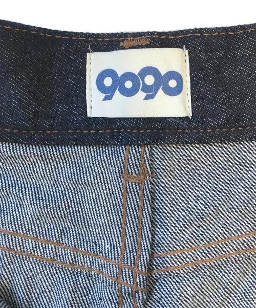9090（9090）9090 (9090) ボーンプリントデニムパンツ インディゴ サイズ:Sの古着・服飾アイテム