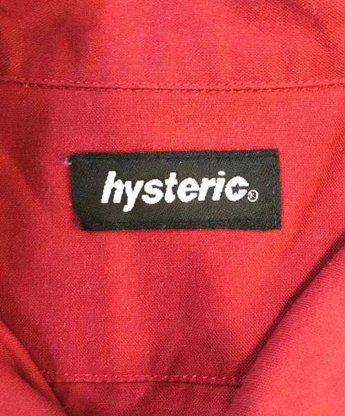 hysterics（ヒステリックス）hysterics (ヒステリックス) 半袖シャツ レッド サイズ:FREEの古着・服飾アイテム