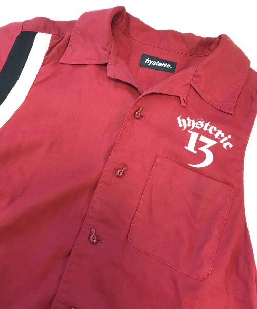 hysterics（ヒステリックス）hysterics (ヒステリックス) 半袖シャツ レッド サイズ:FREEの古着・服飾アイテム