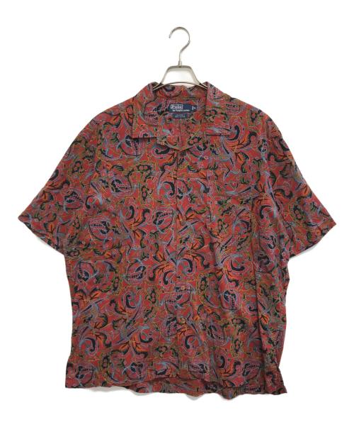 POLO RALPH LAUREN（ポロ・ラルフローレン）POLO RALPH LAUREN (ポロ・ラルフローレン) アロハシャツ レッド サイズ:XLの古着・服飾アイテム
