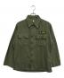 VINTAGE MILITARY（ヴィンテージ ミリタリー）の古着「US ARMY ミリタリーシャツ」｜カーキ