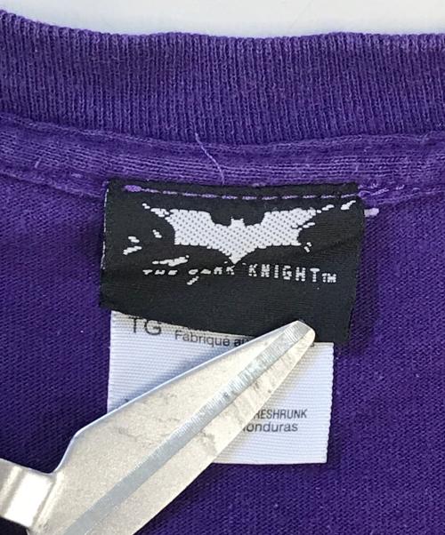 THE DARK KNIGHT（ダークナイト）THE DARK KNIGHT (ダークナイト) ムービープリントTシャツ パープル サイズ:XLの古着・服飾アイテム