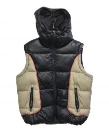DIESEL（ディーゼル）の古着「中綿ベスト」｜ブラック