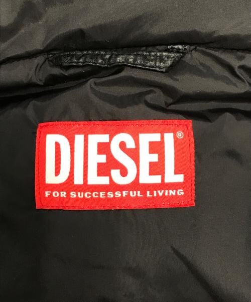 DIESEL（ディーゼル）DIESEL (ディーゼル) 中綿ベスト ブラック サイズ:46の古着・服飾アイテム