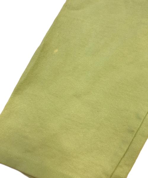 CVTVLIST（カタリスト）CVTVLIST (カタリスト) 袖プリントカットソー 黄緑 サイズ:SIZE2の古着・服飾アイテム