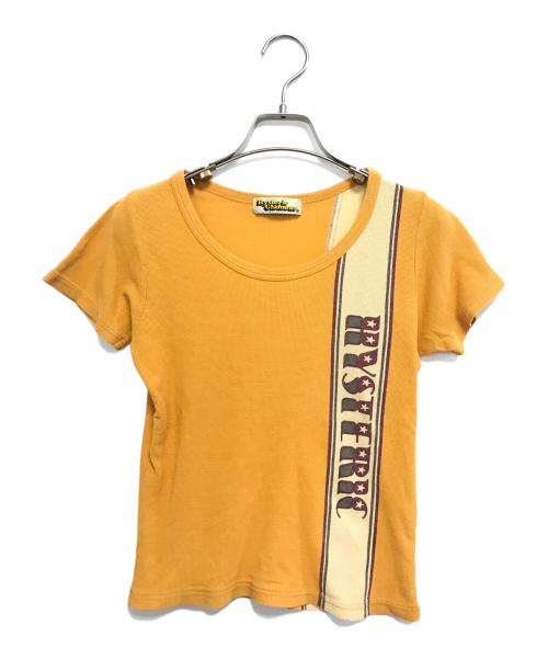 Hysteric Glamour（ヒステリックグラマー）Hysteric Glamour (ヒステリックグラマー) 半袖カットソー イエロー サイズ:Freeの古着・服飾アイテム