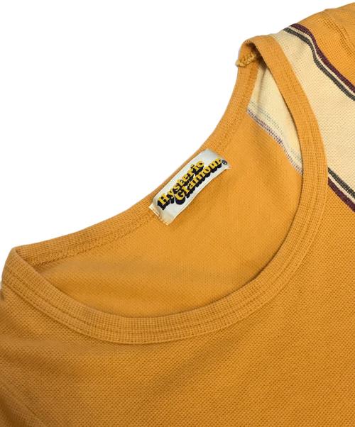 Hysteric Glamour（ヒステリックグラマー）Hysteric Glamour (ヒステリックグラマー) 半袖カットソー イエロー サイズ:Freeの古着・服飾アイテム