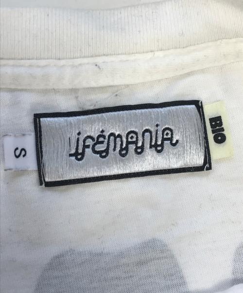 LIFEMANIA（ライフマニア）LIFEMANIA (ライフマニア) BIO (ビオ) プリントTシャツ ホワイト サイズ:Sの古着・服飾アイテム