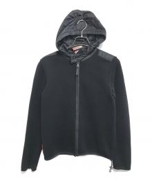 PRADA SPORTS（プラダスポーツ）の古着「00's 異素材切替ジャケット」｜ブラック