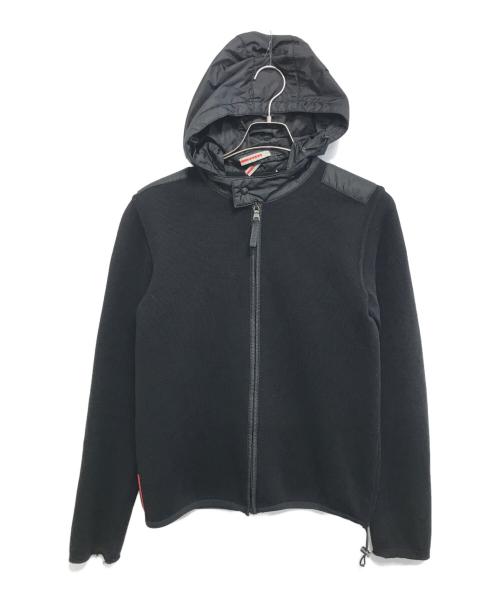 PRADA SPORTS（プラダスポーツ）PRADA SPORTS (プラダスポーツ) 00's 異素材切替ジャケット ブラック サイズ:46の古着・服飾アイテム