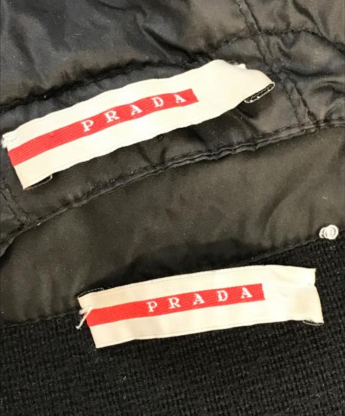 PRADA SPORTS（プラダスポーツ）PRADA SPORTS (プラダスポーツ) 00's 異素材切替ジャケット ブラック サイズ:46の古着・服飾アイテム