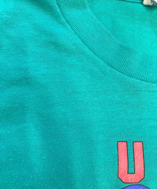 adidas（アディダス）adidas (アディダス) プリントTシャツ グリーン サイズ:Lの古着・服飾アイテム