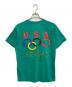 adidas (アディダス) プリントTシャツ グリーン サイズ:L：9000円