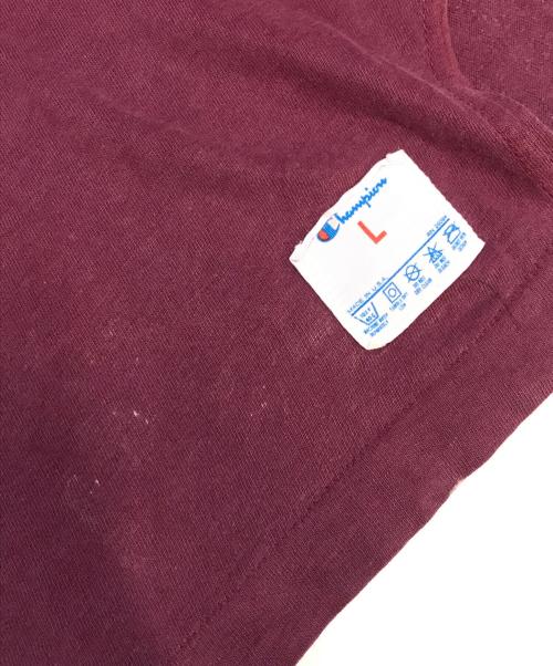 Champion（チャンピオン）Champion (チャンピオン) フットボールTシャツ レッド サイズ:Lの古着・服飾アイテム