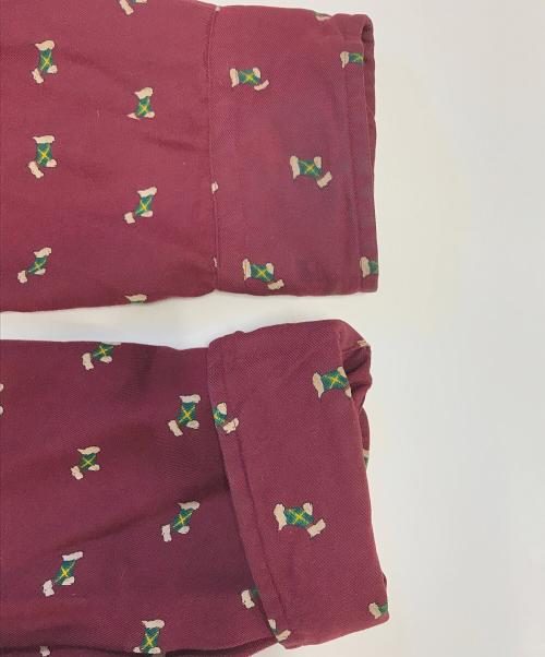 POLO RALPH LAUREN（ポロ・ラルフローレン）POLO RALPH LAUREN (ポロ・ラルフローレン) 総柄オープンカラーレーヨンシャツ ブラウン サイズ:XLの古着・服飾アイテム