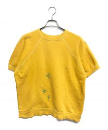 VINTAGE（ヴィンテージ）の古着「半袖スウェット」｜イエロー