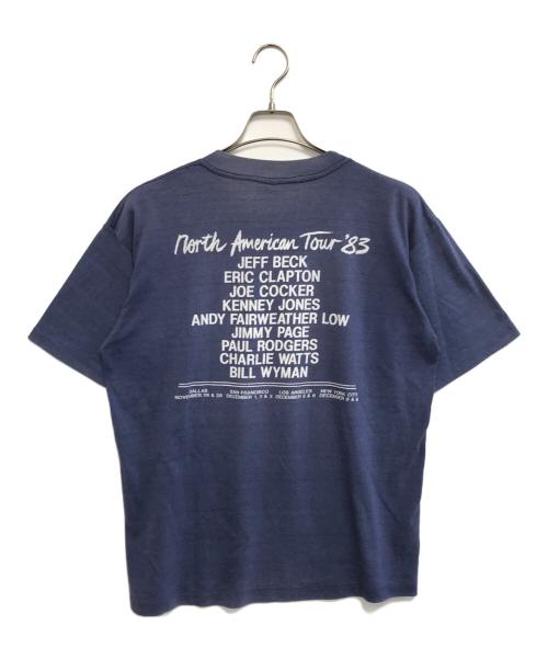 バンドTシャツ（バンドTシャツ）バンドTシャツ (バンドTシャツ) 80s ヴィンテージバンドTシャツ ネイビー サイズ:表記なしの古着・服飾アイテム