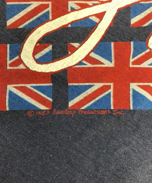 バンドTシャツ（バンドTシャツ）バンドTシャツ (バンドTシャツ) 80s ヴィンテージバンドTシャツ ネイビー サイズ:表記なしの古着・服飾アイテム