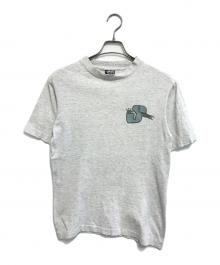 stussy（ステューシー）の古着「折れクラウンプリントTシャツ」｜グレー