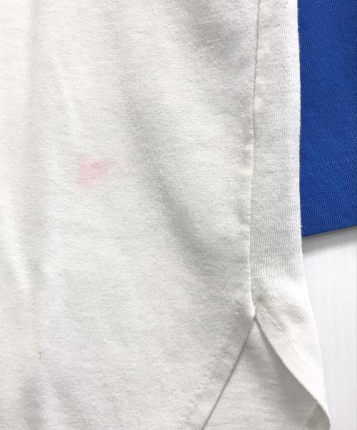 NIKE（ナイキ）NIKE (ナイキ) 80s NIKE(ナイキ)フットボールTシャツ ネイビー×ホワイト サイズ:Mの古着・服飾アイテム