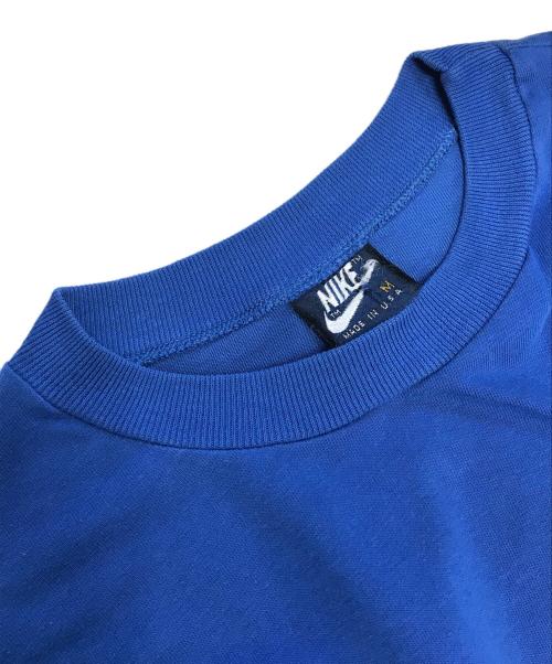 NIKE（ナイキ）NIKE (ナイキ) 80s NIKE(ナイキ)フットボールTシャツ ネイビー×ホワイト サイズ:Mの古着・服飾アイテム