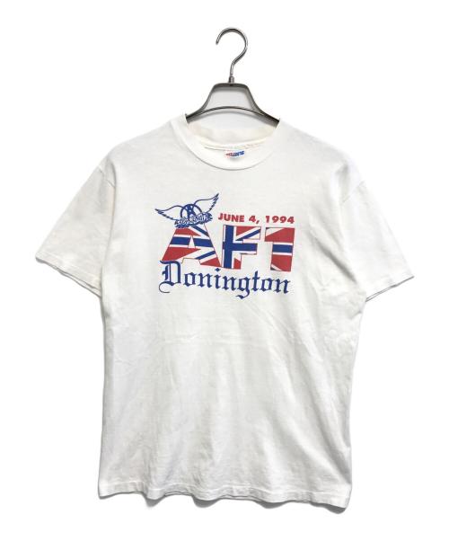 バンドTシャツ（バンドTシャツ）バンドTシャツ (バンドTシャツ) 90s Aero Smith(エアロスミス) バンドTシャツ ホワイト サイズ:Mの古着・服飾アイテム
