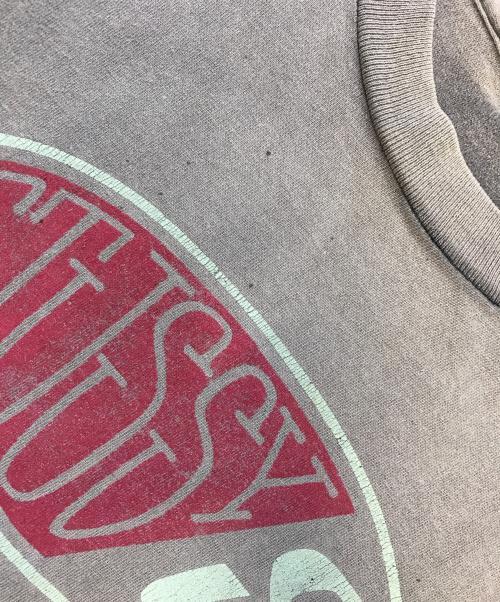 stussy（ステューシー）stussy (ステューシー) オーバルロゴプリントTシャツ ブラック サイズ:Lの古着・服飾アイテム