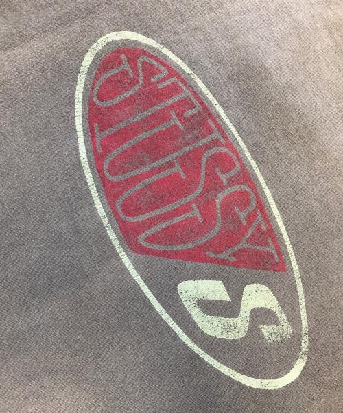stussy（ステューシー）stussy (ステューシー) オーバルロゴプリントTシャツ ブラック サイズ:Lの古着・服飾アイテム