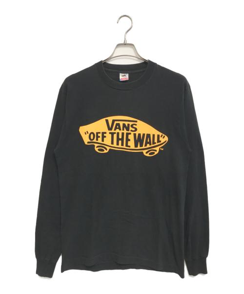 FRUIT OF THE LOOM（フルーツオブザルーム）FRUIT OF THE LOOM (フルーツオブザルーム) VANS (ヴァンズ) ロングスリーブカットソー ブラック サイズ:Lの古着・服飾アイテム