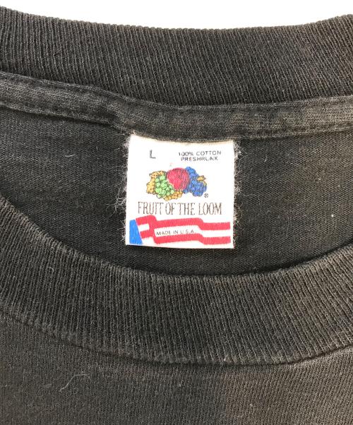 FRUIT OF THE LOOM（フルーツオブザルーム）FRUIT OF THE LOOM (フルーツオブザルーム) VANS (ヴァンズ) ロングスリーブカットソー ブラック サイズ:Lの古着・服飾アイテム