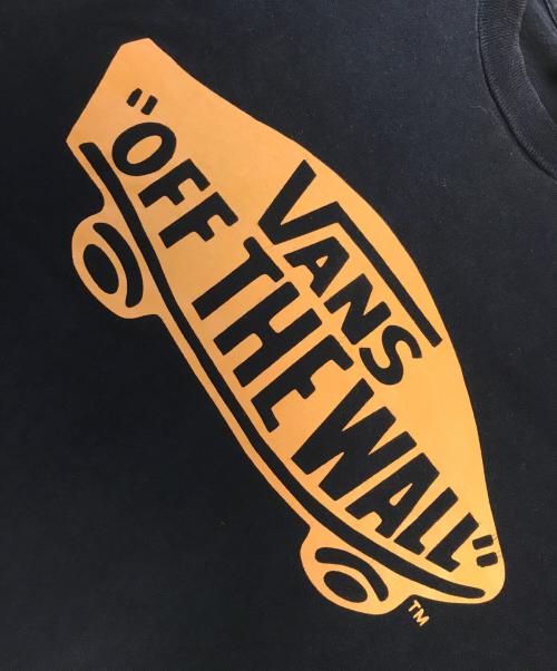 FRUIT OF THE LOOM（フルーツオブザルーム）FRUIT OF THE LOOM (フルーツオブザルーム) VANS (ヴァンズ) ロングスリーブカットソー ブラック サイズ:Lの古着・服飾アイテム