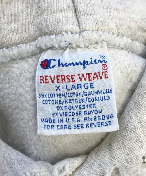Champion（チャンピオン）Champion (チャンピオン) リバースウィーブパーカ- グレー サイズ:XLの古着・服飾アイテム