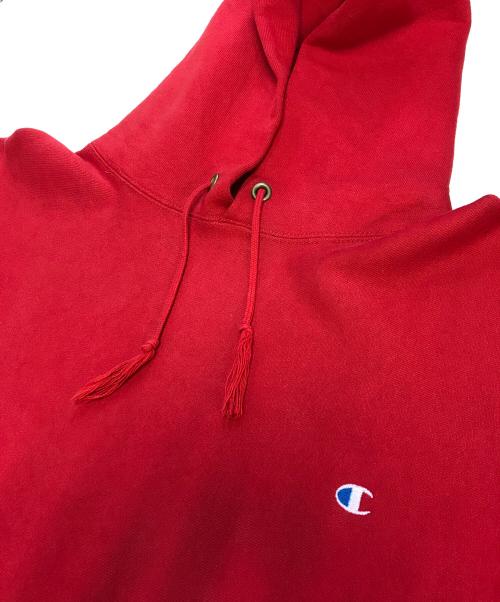Champion（チャンピオン）Champion (チャンピオン) リバースウィーブパーカー レッド サイズ:Lの古着・服飾アイテム