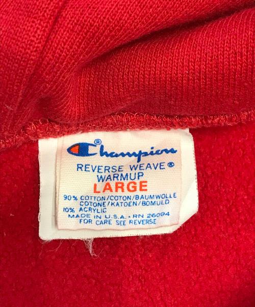 Champion（チャンピオン）Champion (チャンピオン) リバースウィーブパーカー レッド サイズ:Lの古着・服飾アイテム