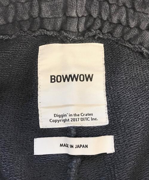 BOWWOW（バウワウ）BOWWOW (バウワウ) スウェットパンツ ブラック サイズ:Lの古着・服飾アイテム
