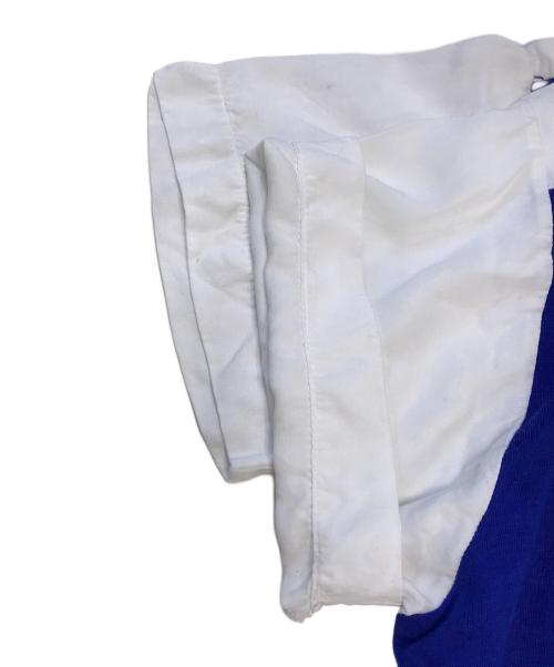 THE ANDY VARIPAPA SHIRT（ザアンディバリパパシャツ）THE ANDY VARIPAPA SHIRT (ザアンディバリパパシャツ) ボーリングシャツ ホワイト×ブルー サイズ:Lの古着・服飾アイテム