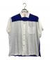 THE ANDY VARIPAPA SHIRT（ザアンディバリパパシャツ）の古着「ボーリングシャツ」｜ホワイト×ブルー