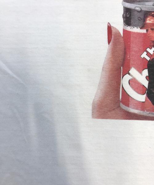 Hysteric Glamour（ヒステリックグラマー）Hysteric Glamour (ヒステリックグラマー) リンガーTシャツ ホワイト×ブルー サイズ:XLの古着・服飾アイテム