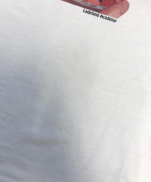 Hysteric Glamour（ヒステリックグラマー）Hysteric Glamour (ヒステリックグラマー) リンガーTシャツ ホワイト×ブルー サイズ:XLの古着・服飾アイテム
