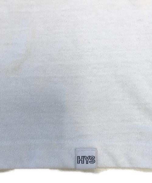 Hysteric Glamour（ヒステリックグラマー）Hysteric Glamour (ヒステリックグラマー) リンガーTシャツ ホワイト×ブルー サイズ:XLの古着・服飾アイテム