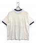 Hysteric Glamour (ヒステリックグラマー) リンガーTシャツ ホワイト×ブルー サイズ:XL：9000円