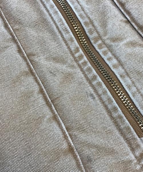 CarHartt（カーハート）CarHartt (カーハート) ダック地中綿ベスト ブラウン サイズ:2XLの古着・服飾アイテム