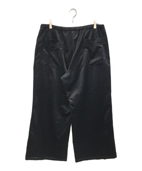 sulvam（サルバム）sulvam (サルバム) ベロアイージーパンツ ブラック サイズ:Mの古着・服飾アイテム