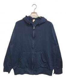 sports wear（スポーツウェア）の古着「裏サーマルジップパーカー」｜ブルー