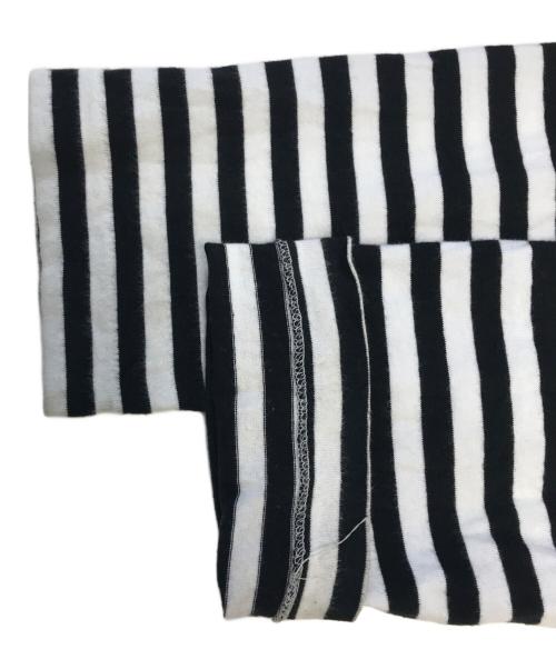 CDG（シーディージー）CDG (シーディージー) CLASSIC BORDER T-SHIRT ブラック サイズ:Lの古着・服飾アイテム