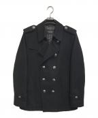 BURBERRY BLACK LABELバーバリーブラックレーベル）の古着「ナポレオンコート」｜ブラック
